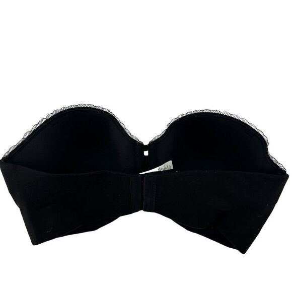 Calvin Klein Strapless Bra 36D Black Underwired Lightly Padded Back Closure Bra - Picture 9 of 9